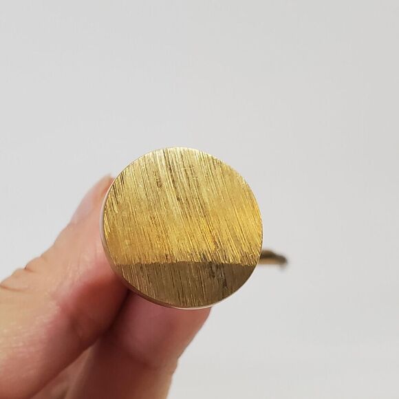 Brass Brutalist Jesus Christ Outstretched Open Arms Figurine MCM 5" Vintage - Picture 4 of 8